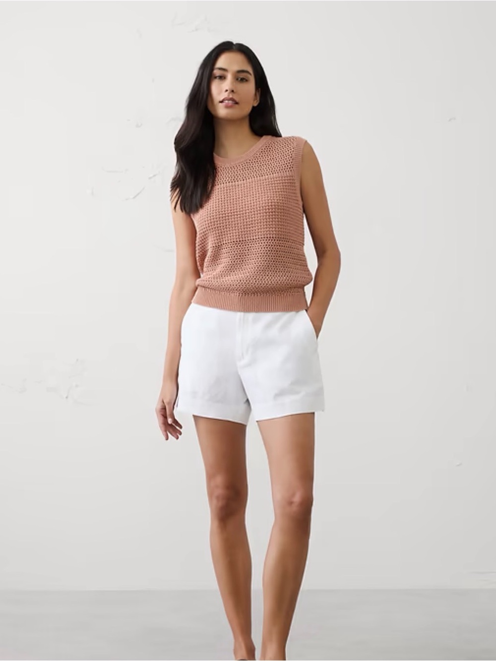 Banana Republic Women’s White Shorts